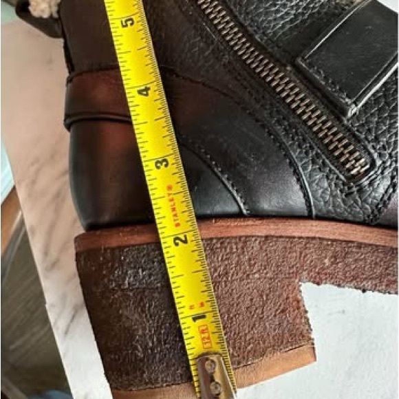 Coach Black Preston Shearling Boot Size 7 - Picture 3 of 8